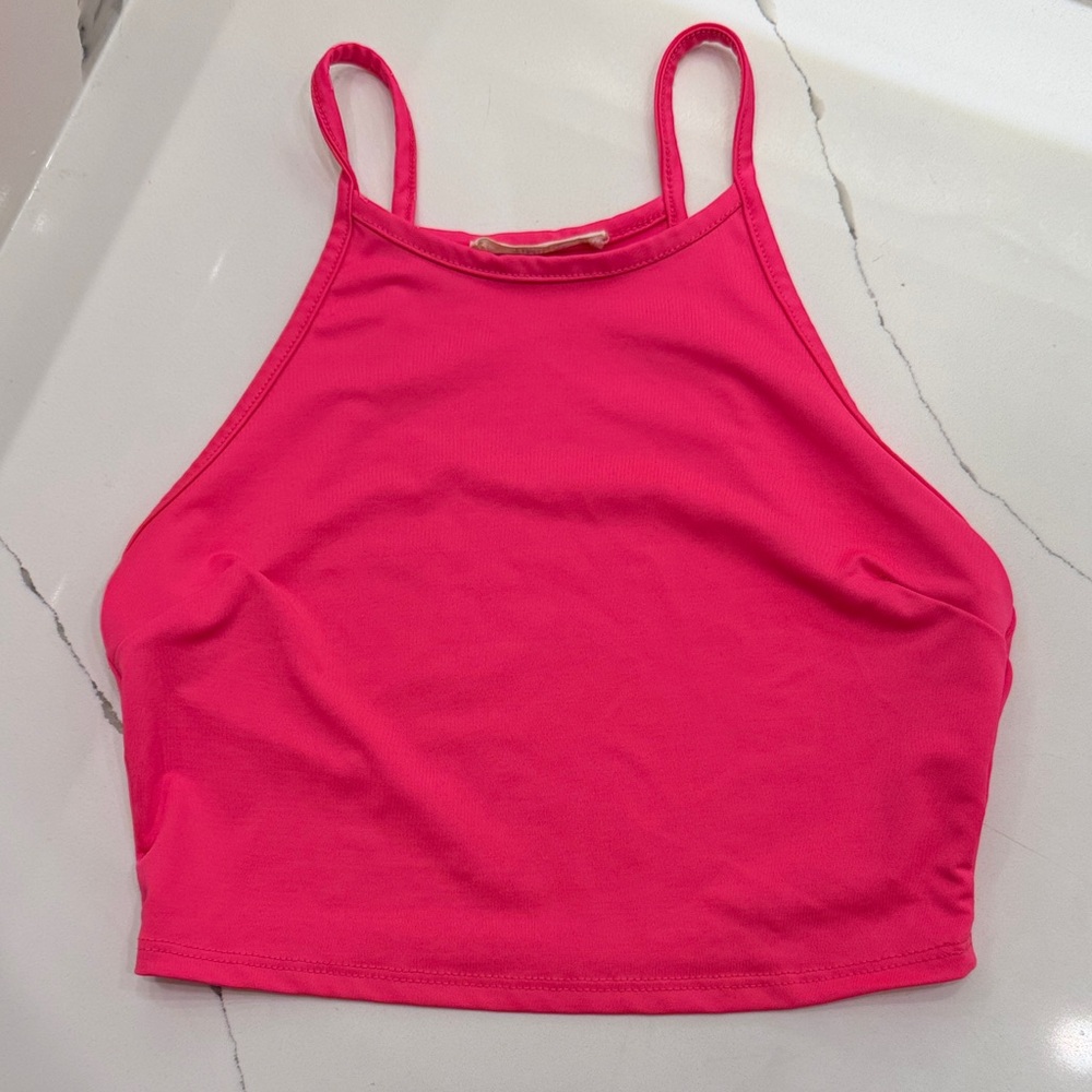 Pink Women's Crop Top